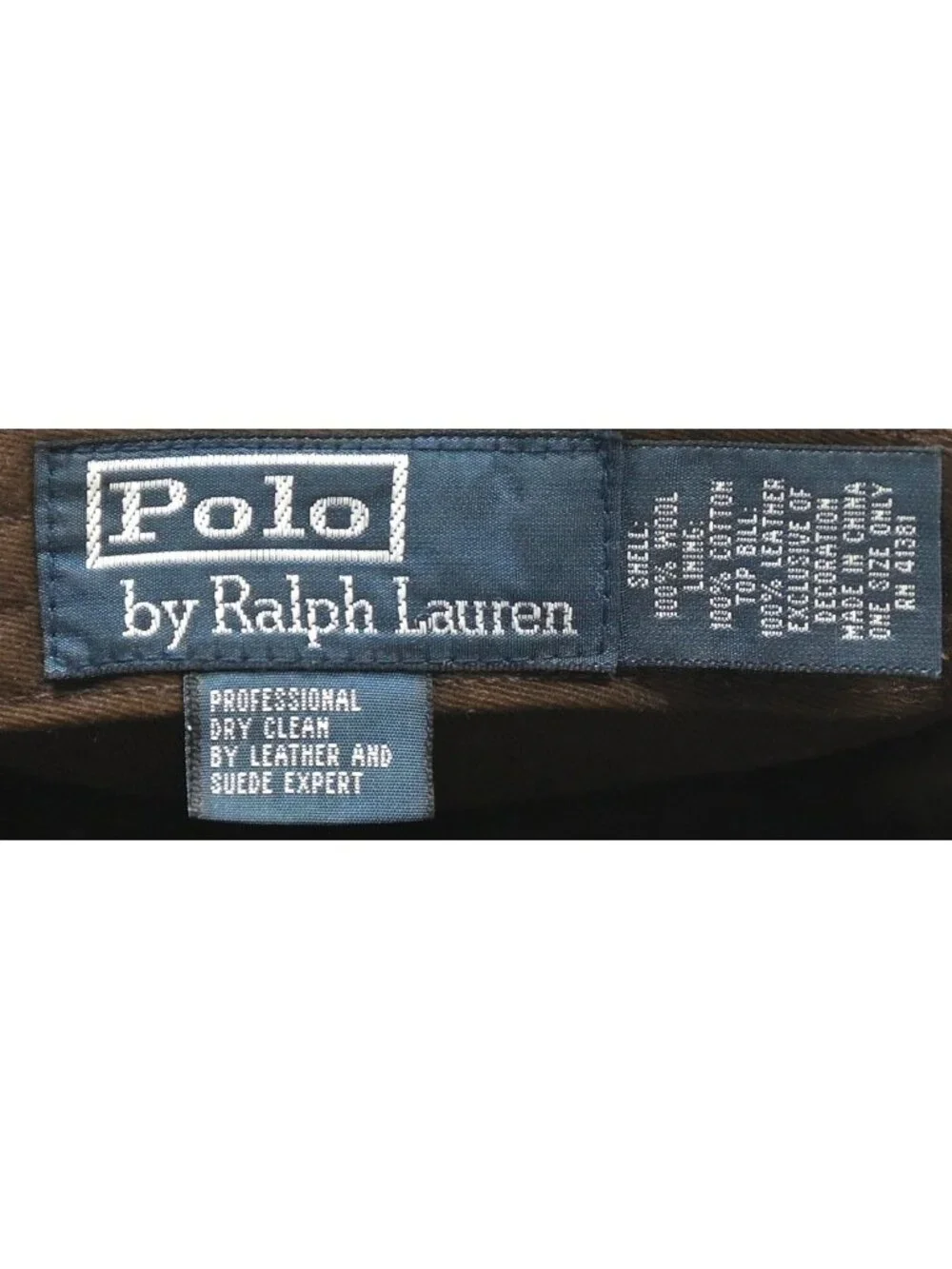 Polo Ralph Lauren Houndstooth Wool Cap in Brown
